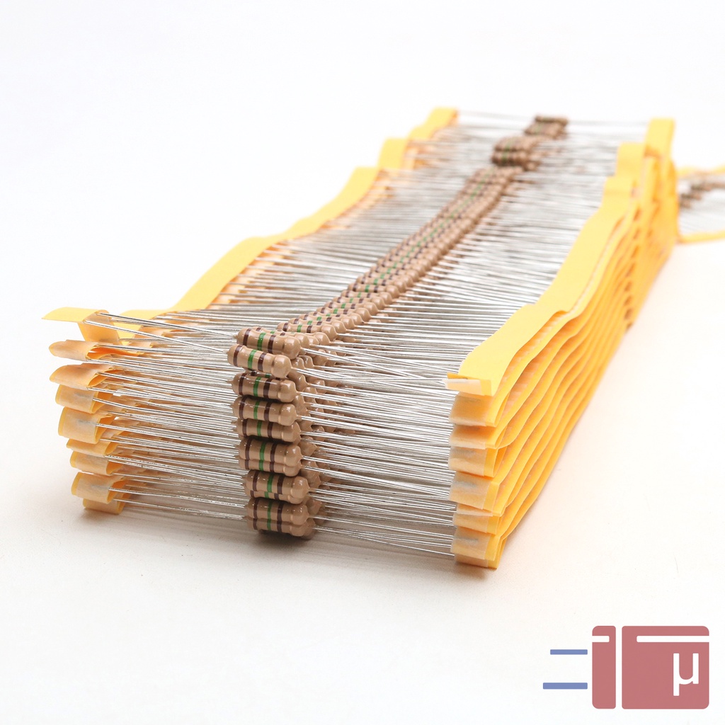 X10 Resistor 150R 150 Ohm 1/2W Karbon 5% Taiwan Kaki Tembaga