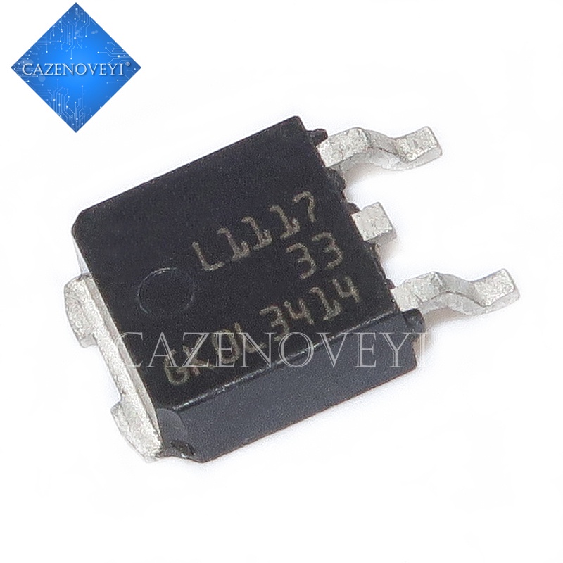 10pcs Ic Lm1117-3.3 L1117-33 Lm1117Dt-Adj Lm1117Dt Lm1117 To-252