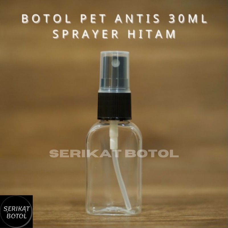 BOTOL SPRAY OVAL 30ML 30 ML BOTOL SPRAI 30ML BOTOL SEMPROT 30ML PET 30ML ANTIS 30 ML SEMPROT PET OVAL