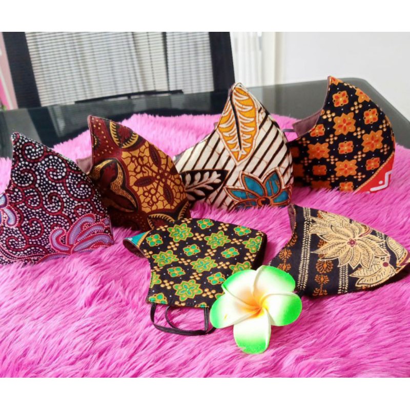 masker Evo Batik / Masker Batik 3 Dimensi