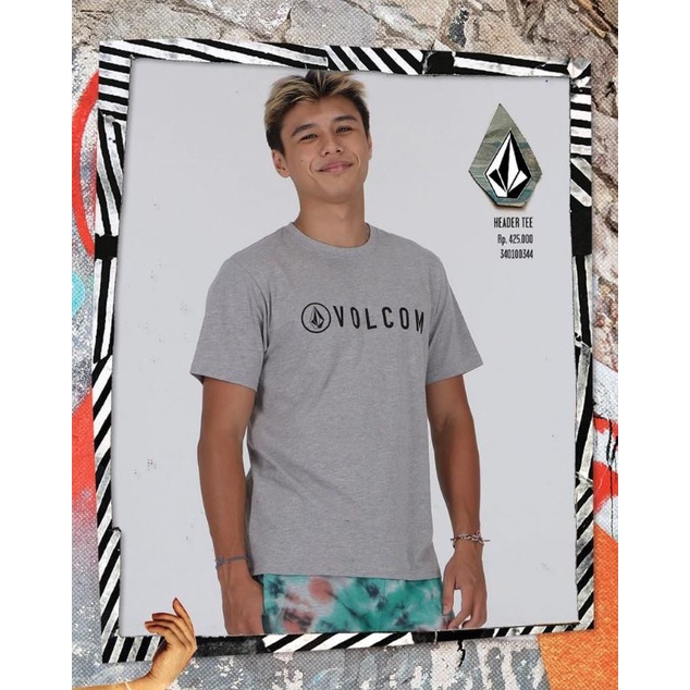 RAYSURF VOLCOM TSHIRT KAOS PRIA 340100344 ORIGINAL