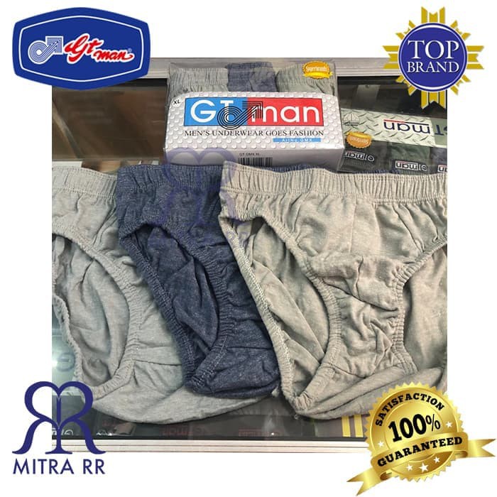 MitraRR Celana Dalam Pria GT Man Original GMX / CD Pria / Harga 1 KOTAK isi 3 POTONG