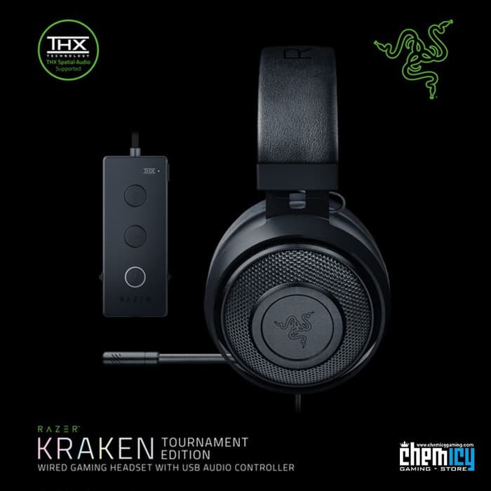 Razer Kraken Tournament Edition (TE) Esports Gaming Headset - Black