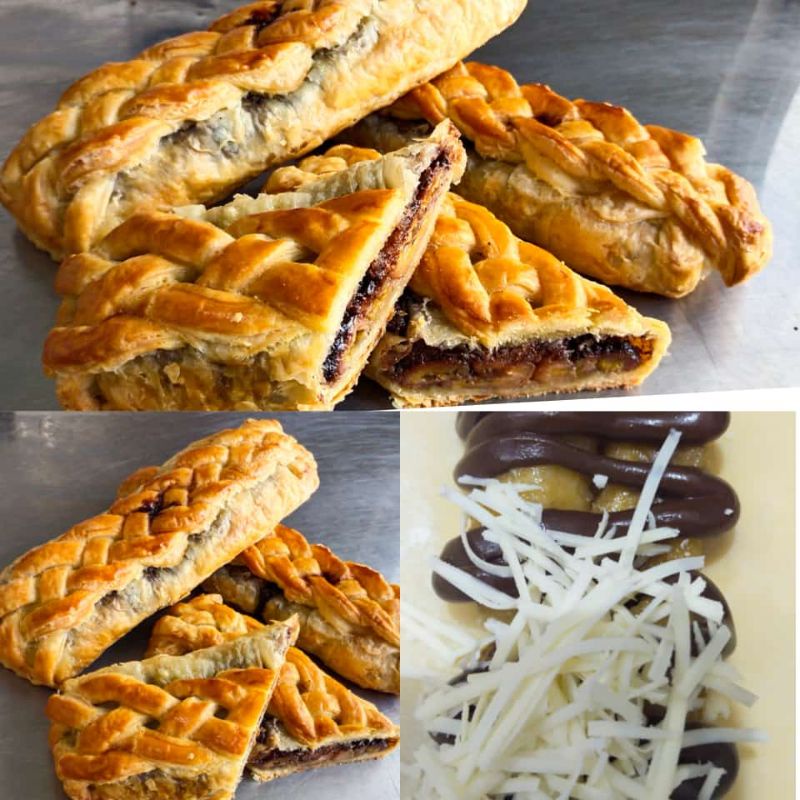 

Strudel pisang coklat keju