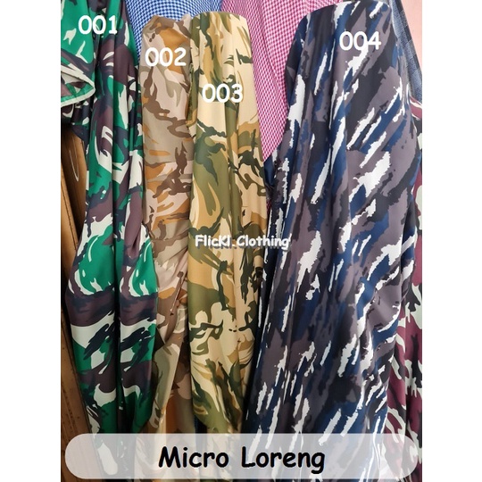 Bahan Kain Micro Loreng Micro Camo Malvinas Angkatan Laut Lebanon Micro