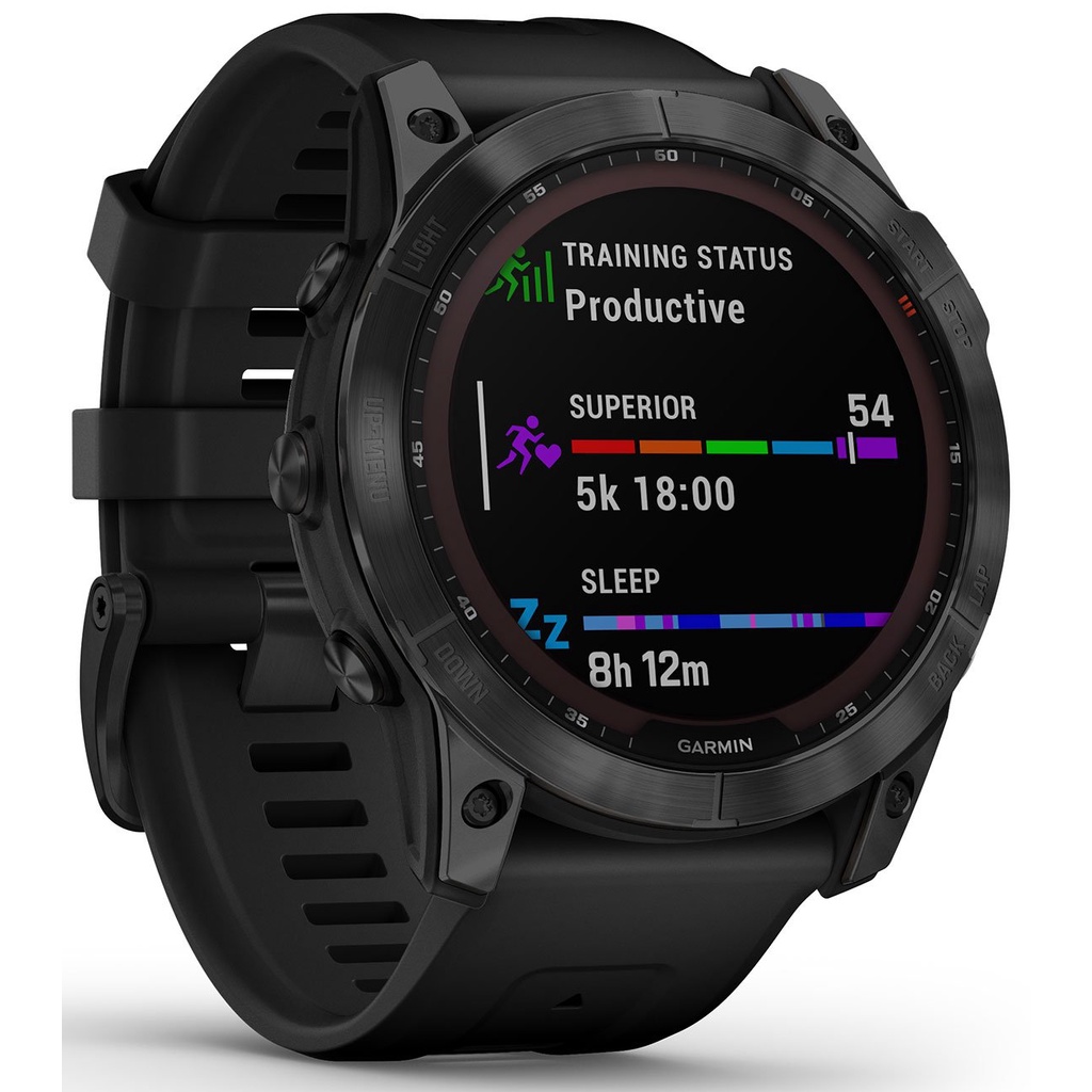 Garmin Fenix 7X Solar Sapphire Silicone Band - Garansi Resmi TAM 2Th