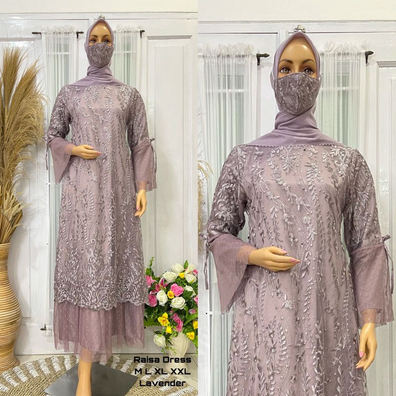 raisa Dress NF / Gamis Kebaya Modern / Dress Kondangan / Kebaya Modern