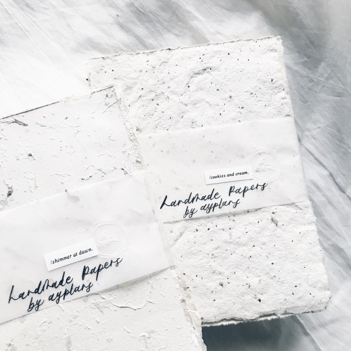 

(TERLARIS) A6 Handmade Paper Packs by ayplans