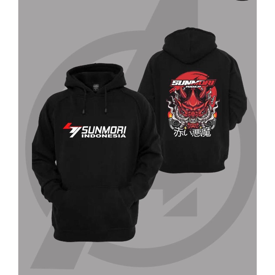 Jaket Sweater Hoodie - Indonesia Sunmori Rider