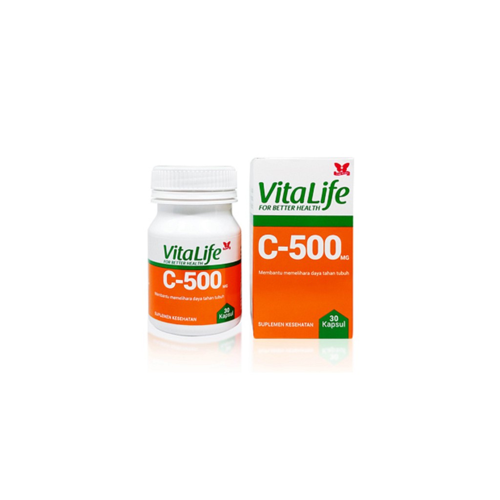 VitaLife C-500 / Vitamin C 500mg isi 30 Kapsul by Bintang Kupu-Kupu - LDA