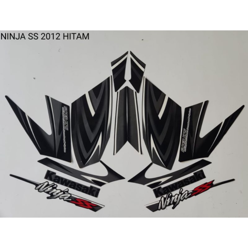 STRIPING NINJA SS 2012 HITAM