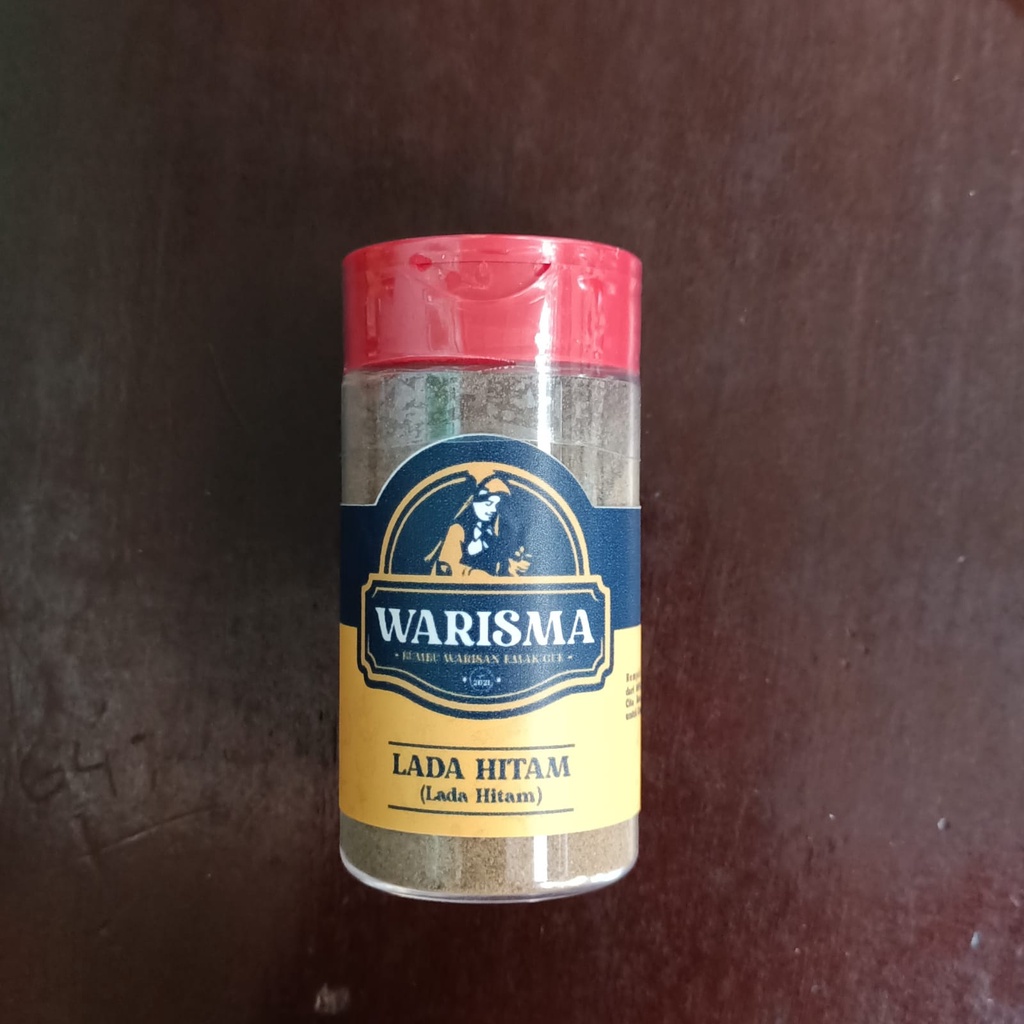 

Bumbu Warisma - Lada Hitam Bubuk / Merica Bubuk / Lada Bubuk / Black Pepper Powder / Bubuk Lada Hitam / Black Paper Bubuk / Ladaku Merica Bubuk / Lada Hitam Warisma