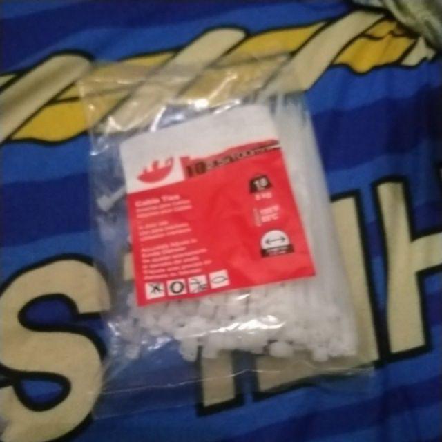 Tali Pengikat 10 Cm / Kabel Tis 100 Mm Putih ( Isi 100 Pcs )