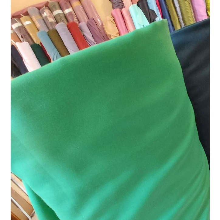 KAIN KATUN TOYOBO ROYAL MIX PER 0.5 METER-TYB- HIJAU DAUN