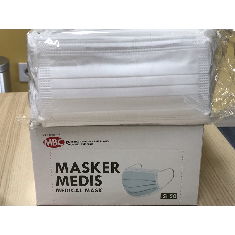 Masker Medis 3PLY / Masker Surgical 3PLY MBC