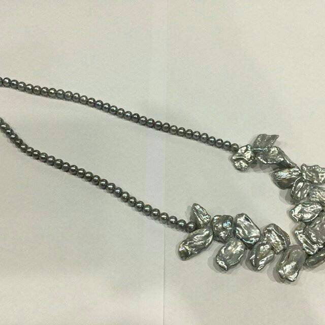Kalung keshi mutiara air tawar
