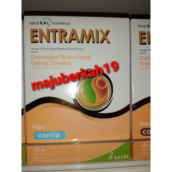 

ENTRAMIX RASA VANILA 185 GRAM EXP 2022 PER 1 BOX