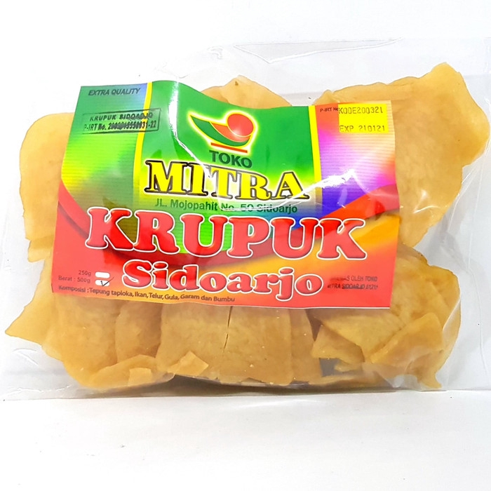 MITRA KRUPUK ASLI SIDOARJO 500gr | UNTUK NASI GORENG KOYA SOTO MENTAH