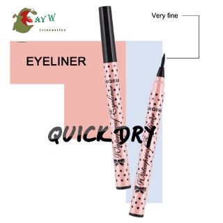 Pen Eyeliner Cair Cepat  Kering  Anti Air  Warna Hitam Untuk 