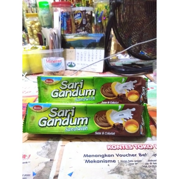 

Roma Sari Gandum Susu + Coklat Ukuran 115 gr