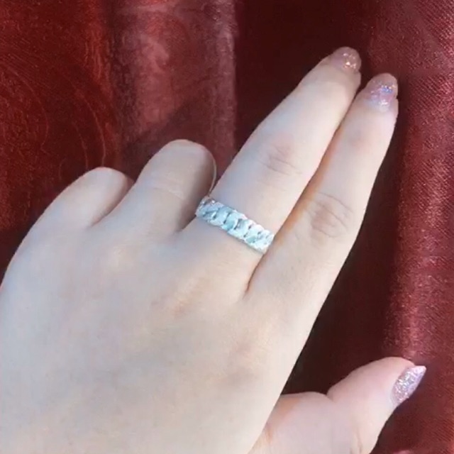 Cincin Sisik Naga Perak