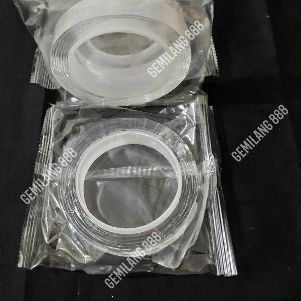 

♀ Nano Tape Super kuat 2cm x 2m, Double tape bening ♚