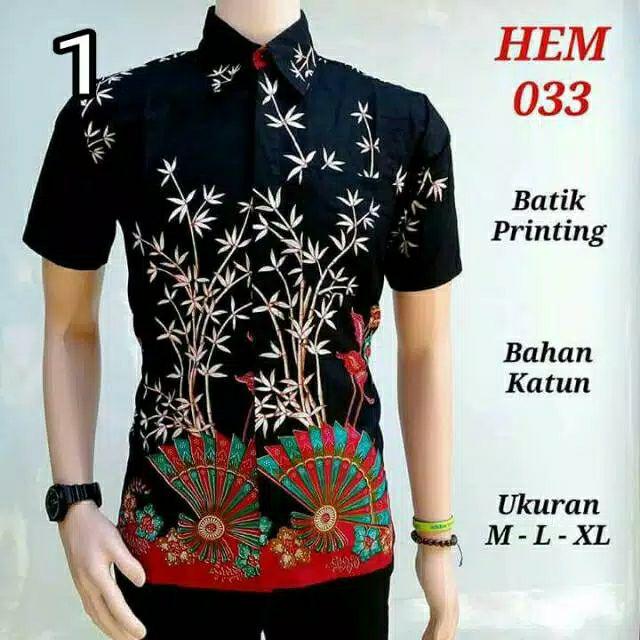 Kemeja Batik Pria Kode Pb 123 | Batik Motif Fajar