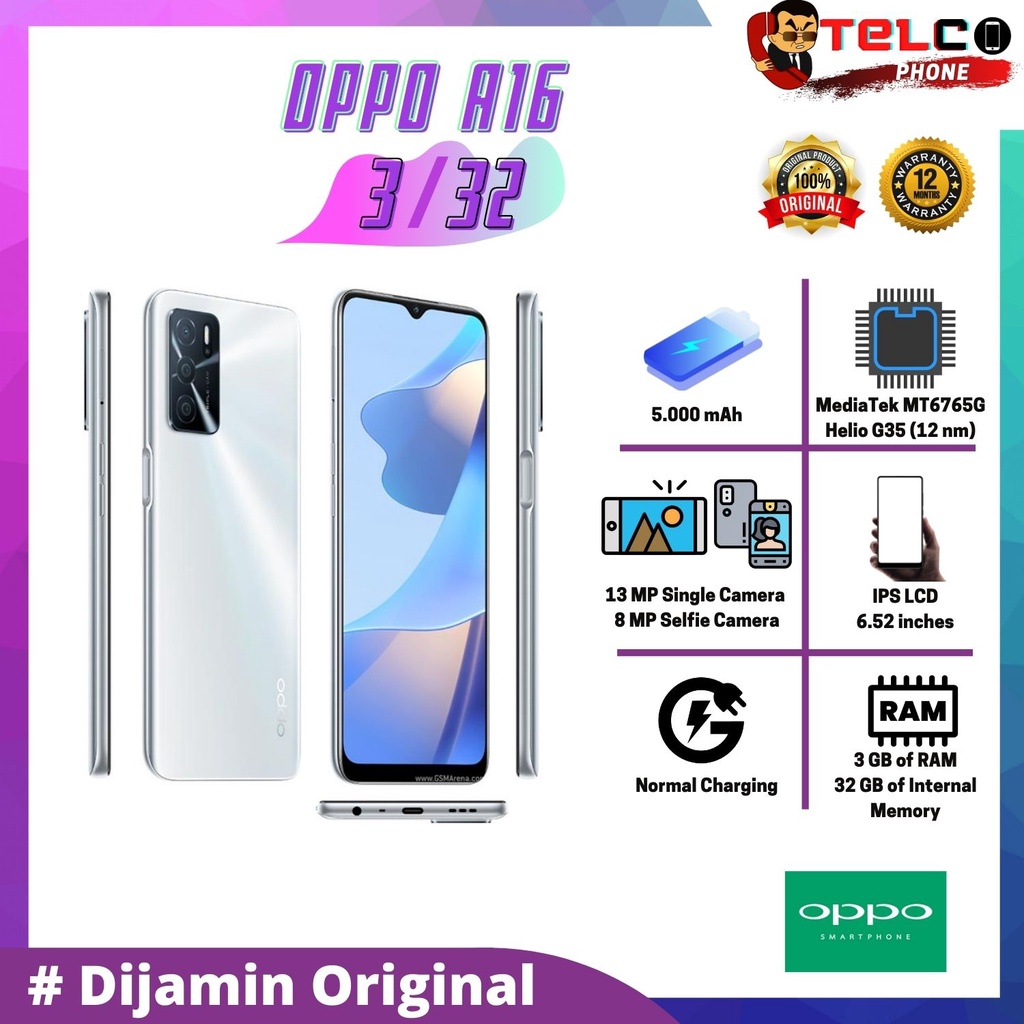 OPPO A12 3/32 RAM 3GB MEMORY 3GB BNIB NEW ORIGINAL GARANSI RESMI