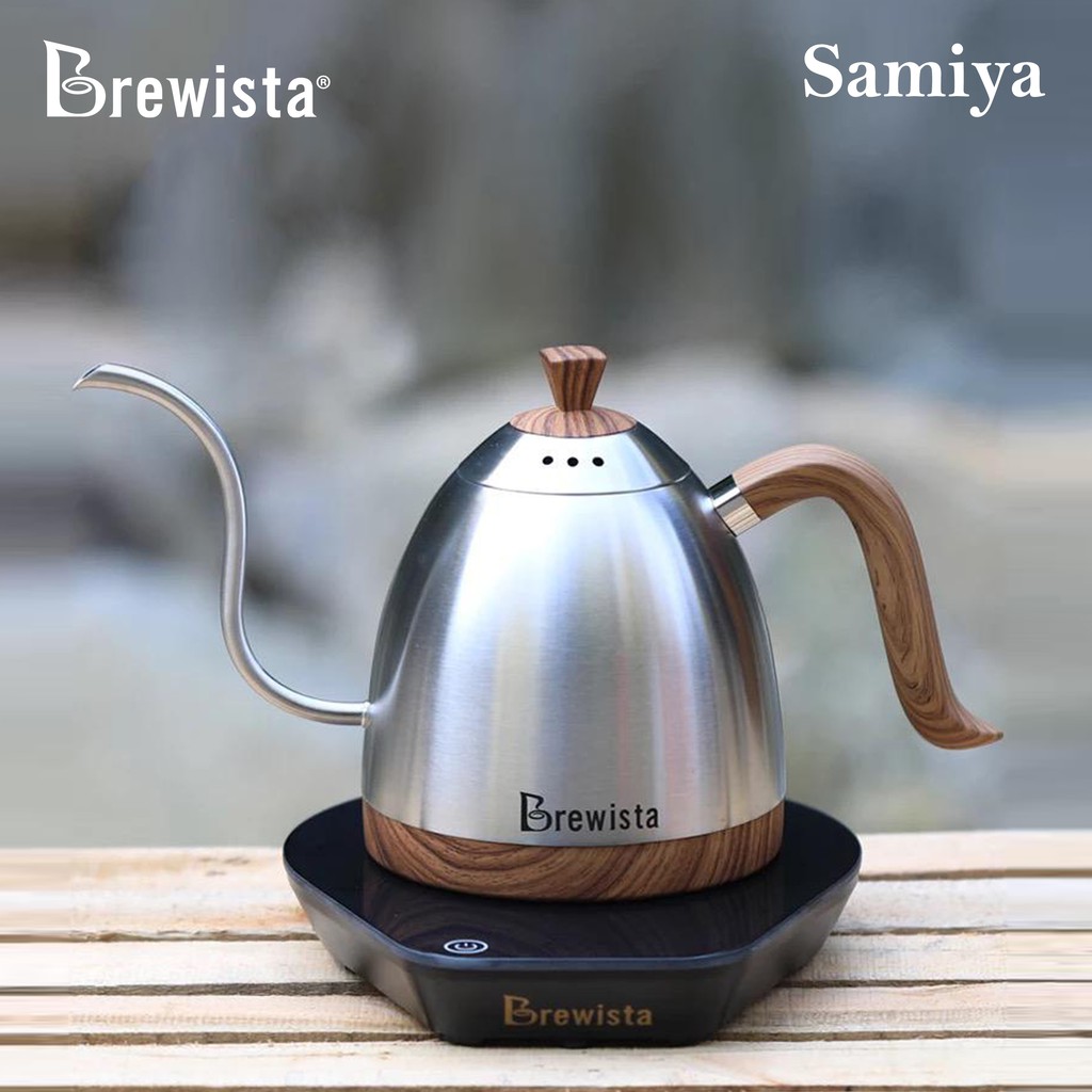 brewista artisan gooseneck kettle electric 600ml / teko kopi elektrik premium quality