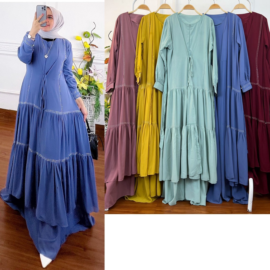 SAVINA DRESS VOLL 1 Ceruty ZAHRA COLLECTION