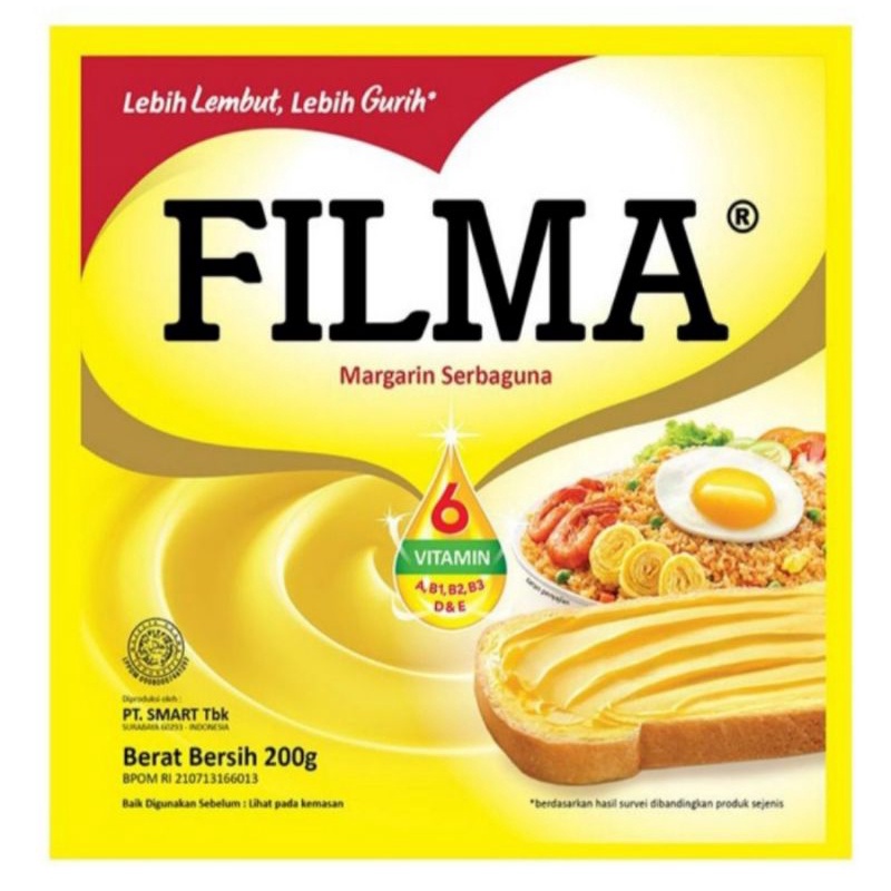 

MOOJOK-Filma Margarin/margarine serbaguna 200gr Enak Gurih Murah Kue