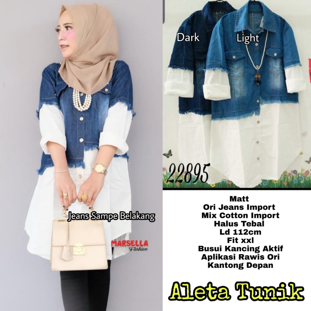 Aleta Tunik by Marsellaꜚ