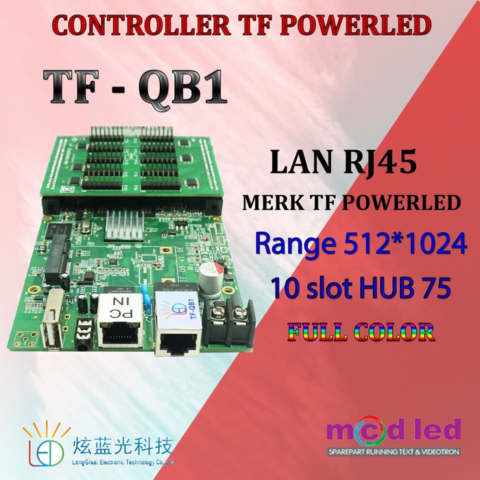 TF QB1 KONTROLER RUNNING TEXT FULL COLOR VIDEOTRON