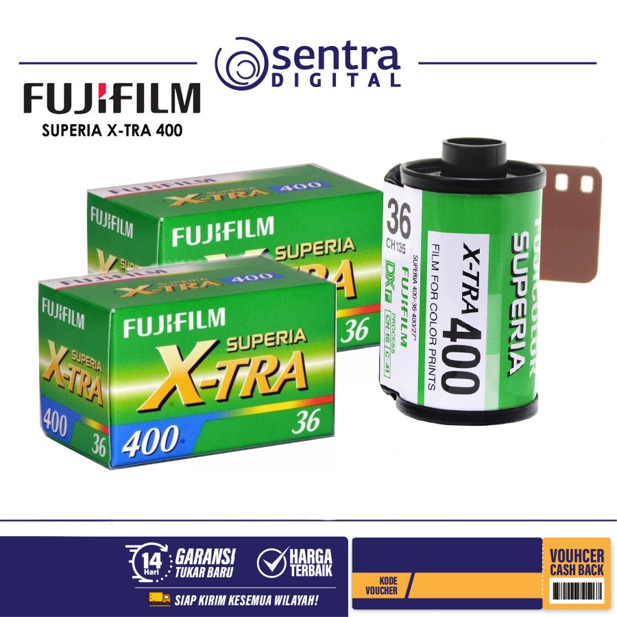 Roll Film Analog 35 Fujicolor Fuji Superia X-Tra 400