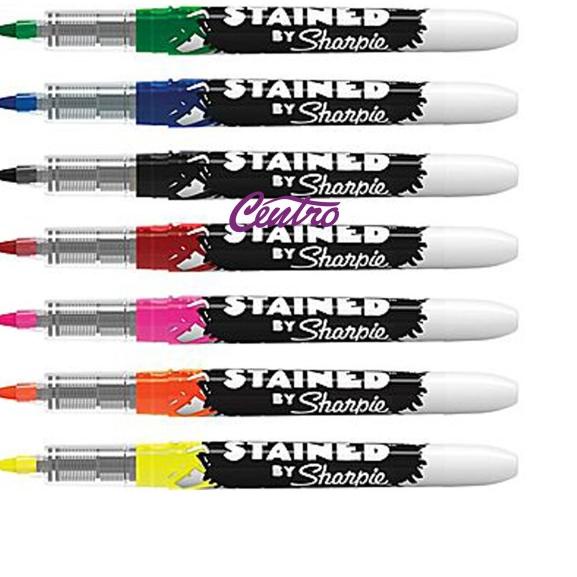 

☁ Stained by Sharpie Fabric Marker /Stained Permanent Fabric Marker Kain - Biru ✤