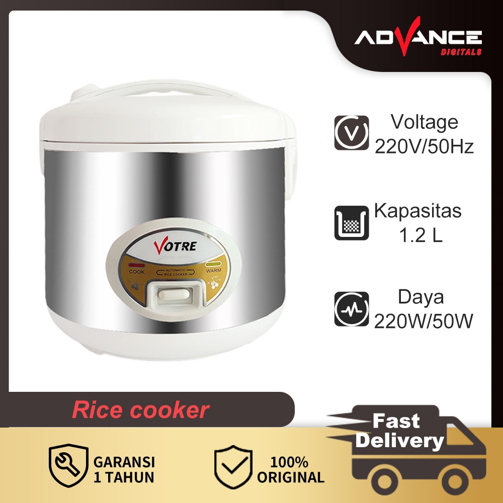 Advance Rice Cooker  1.2L / 1.2L / 1.8L Magic Com Non Stick Penanak Nasi G10 / G12 / G20 Garansi 1 Tahun