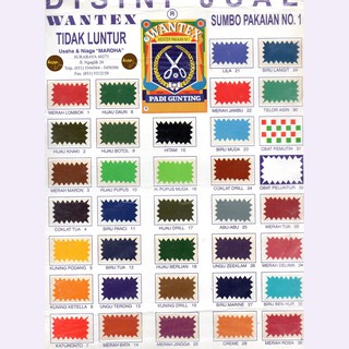 Wantex Wantek Pewarna Pakaian Permanen Kain Baju Celana Wantex Wantek Pewarna Pakaian Permanen Kain Baju Celana