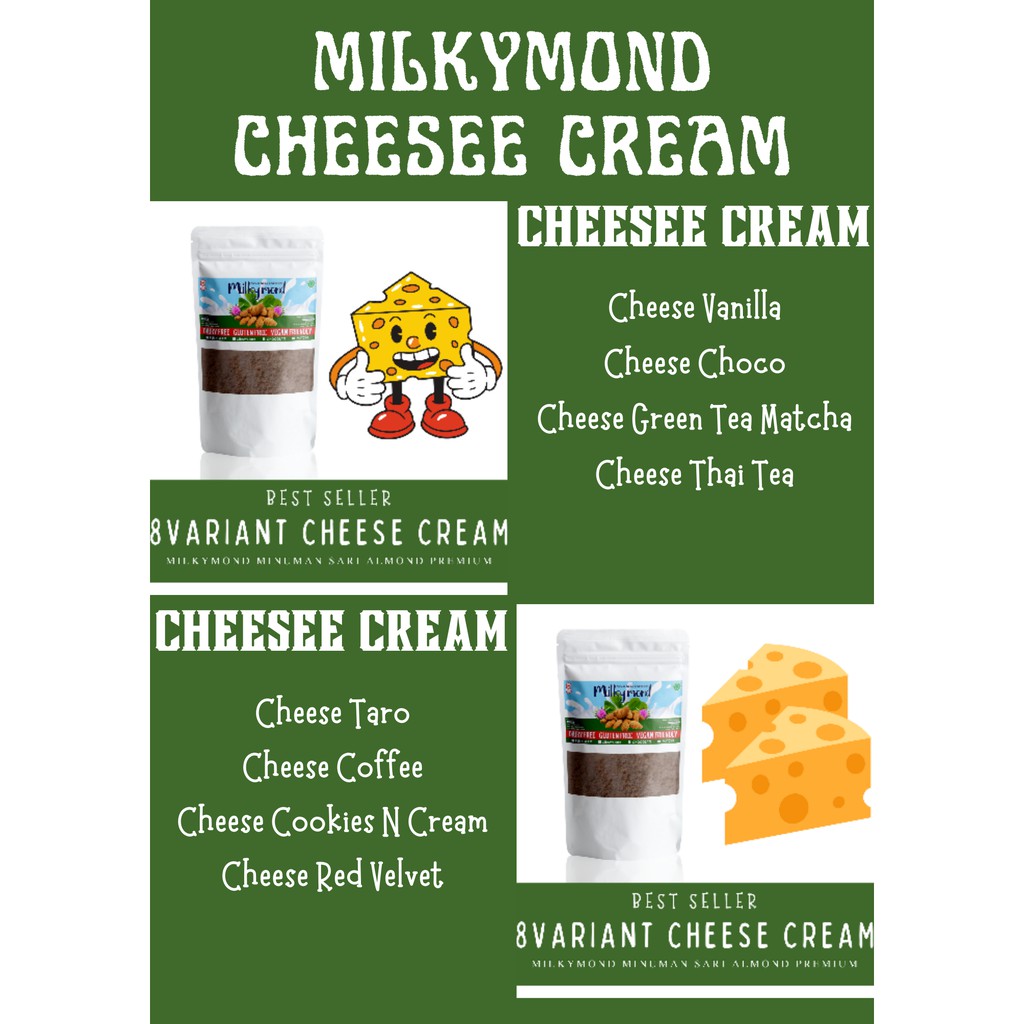 [BUY 2 GET 1 FREE] Susu Almond Premium MILKYMOND Milky Almond 180 Gram Variant 8 Rasa Cheese