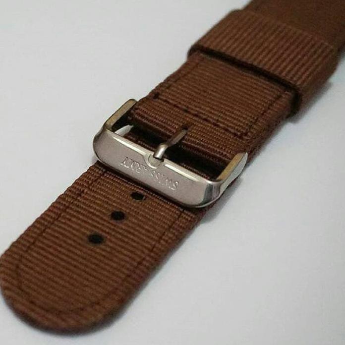 Cuci Gudang Tali Jam Tangan Canvas Swiss Army