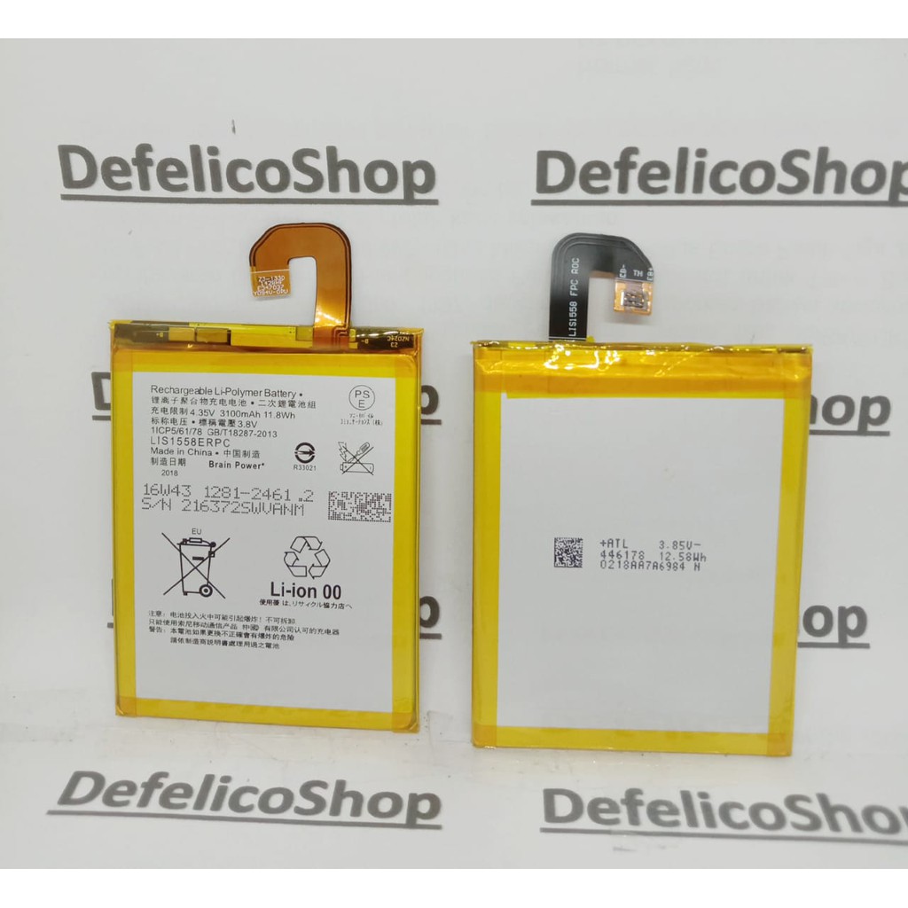 Baterai HP Sony Z3 Big Z3 docomo D6653 D6603 D6643 D6633 SO-01G LIS1558ERPC Lis 1558 Erpc Original B