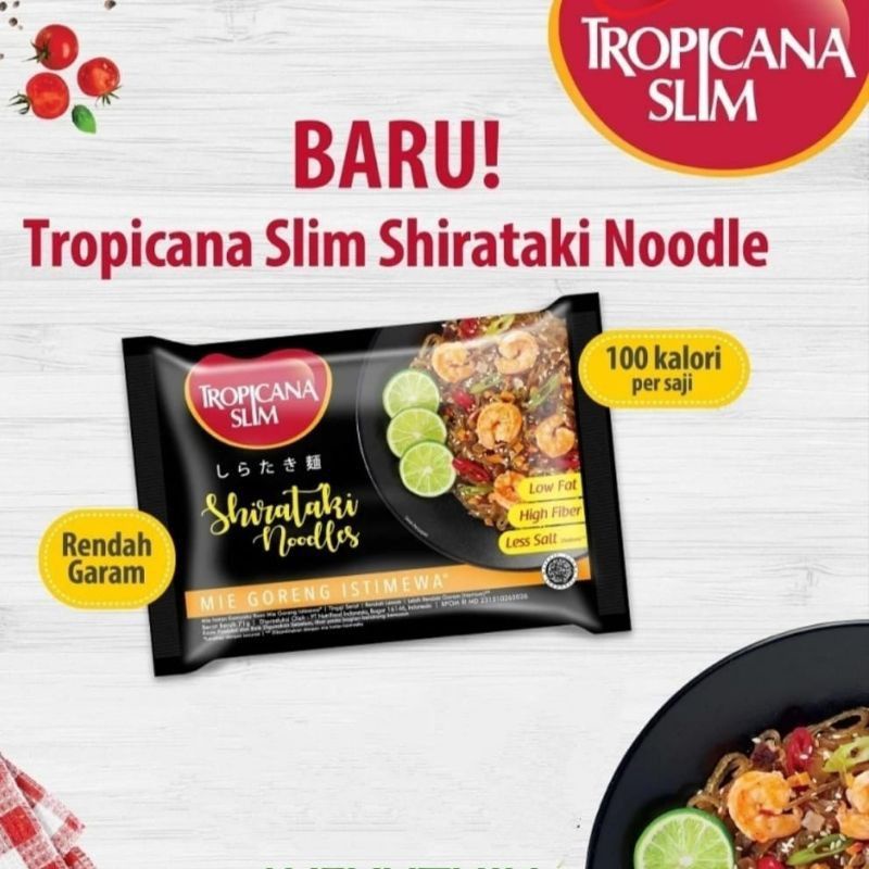 tropicana slim shirataki noodles 71 gram