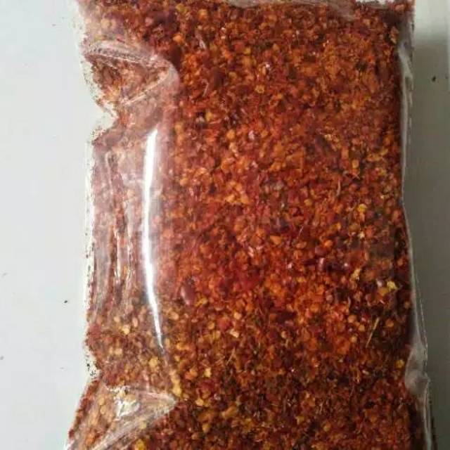 Cabe bubuk asli ada biji cabenya 1kg