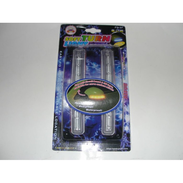 Led Spion Mobil Warna Biru Turn light Lamp