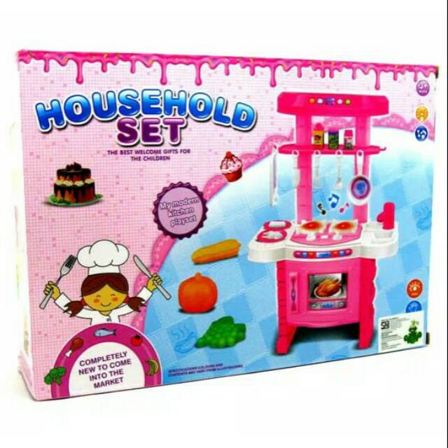 HOUSEHOLD SET MAINAN KITCHEN SET BATRAI MURAH