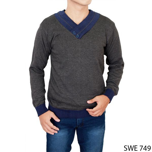 Men’s Casual Sweaters Rajut - Banyak Pilihan Warna SWE (COMB)