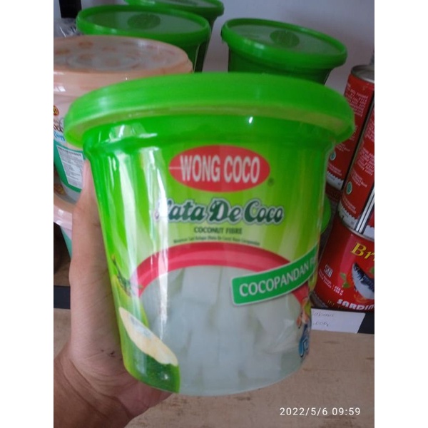 

Nata De Coco - Wong Koko - Nata De Koko Sari Kelapa CocoPandan Minuman Sari Kelapa 1Kg Kemasan Ember Promo Murah Banget