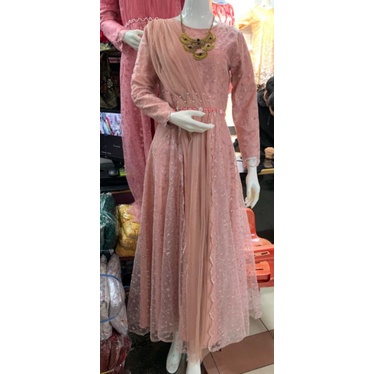 Gamis Selendang Anggun Original Butik