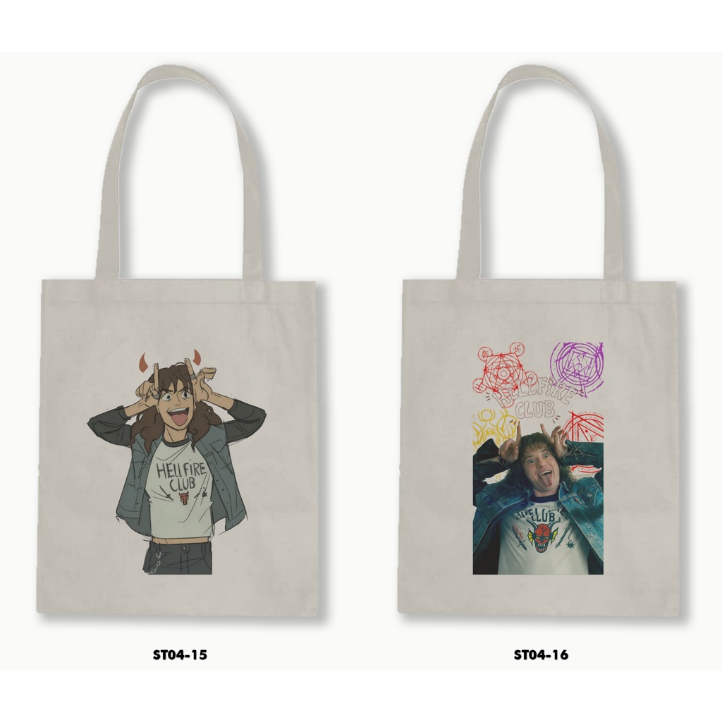 TOTE BAG BLACU - STRANGER THINGS 4 - 04