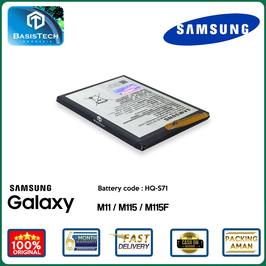 BATERAI SAMSUNG M11 - M115 - M115F - HQ-S71 - ORI