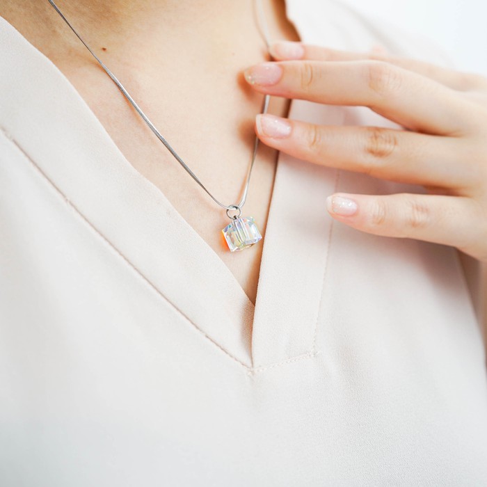 Perhiasan Liontin Kalung Swarovski - Cubix Pendant by AR Hestia